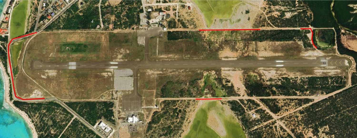 Perimeter Fence Maintenance at Jags McCartney International Airport